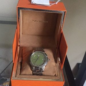 Authentic Tory Burch Silver Watch